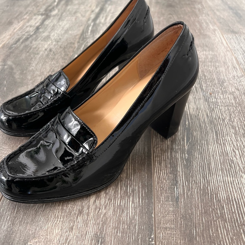 Michael Kors Black Patent Leather Heels